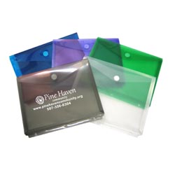 Translucent Pouch with 3-Ring Binder Hole